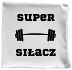 Poduszka z nadrukiem „Super Siłacz” – siłownia #3