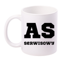 Kubek biały 330 ml z napisem "AS SERWISOWY" #7