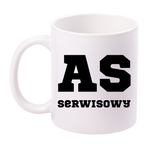Kubek biały 330 ml z napisem "AS SERWISOWY" #7