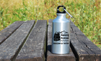 Butelka srebrna 400 ml z nadrukiem "Pakuję plecak, ruszam w Tatry" - Podhale, Zakopane, góry #1