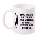 Kubek biały z nadrukiem dla koszykarza – koszykówka #6