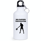 Butelka biała 400 ml z napisem "NAJLEPSZA TENISISTKA" #3