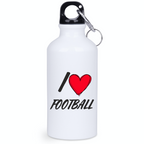 Bidon biały 400 ml z napisem "I LOVE FOOTBALL" – piłka nożna #3