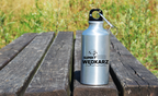 Butelka srebrna 400 ml z nadrukiem "Super wędkarz" – wędkarstwo #9