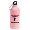 Butelka różowa 600 ml z nadrukiem "Najszybszy biegacz na świecie" – bieganie #4