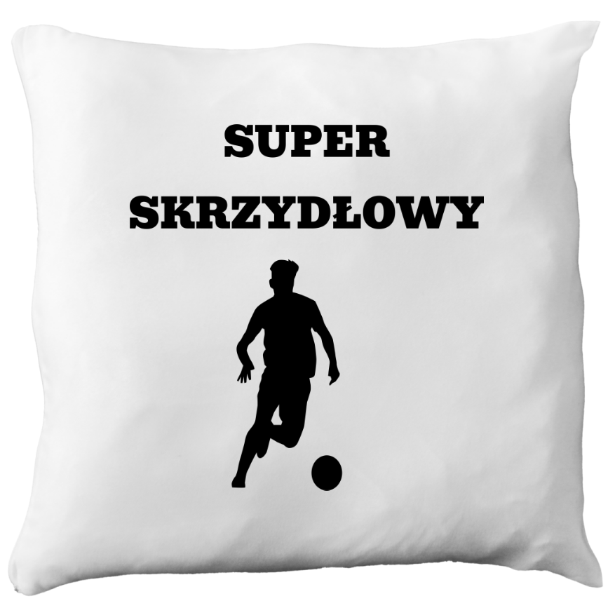 Poduszka z nadrukiem "Super Skrzydłowy" – piłka nożna #12