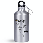 Butelka srebrna 400 ml z nadrukiem „Lecę do ula” – pszczelarstwo #7