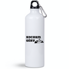Butelka biała 800 ml z nadrukiem „Kocham Góry” #8
