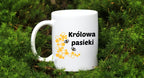 Kubek biały dla pszczelarza "Królowa pasieki" #9