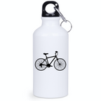 Butelka biała 400 ml z grafiką roweru i imieniem do wyboru – dla rowerzystów #11
