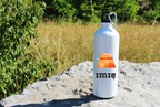 Bidon biały 800 ml z grafiką kortu tenisowego i własnym imieniem #4