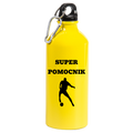 Bidon żółty 600 ml z napisem "Super Pomocnik" – piłka nożna #2