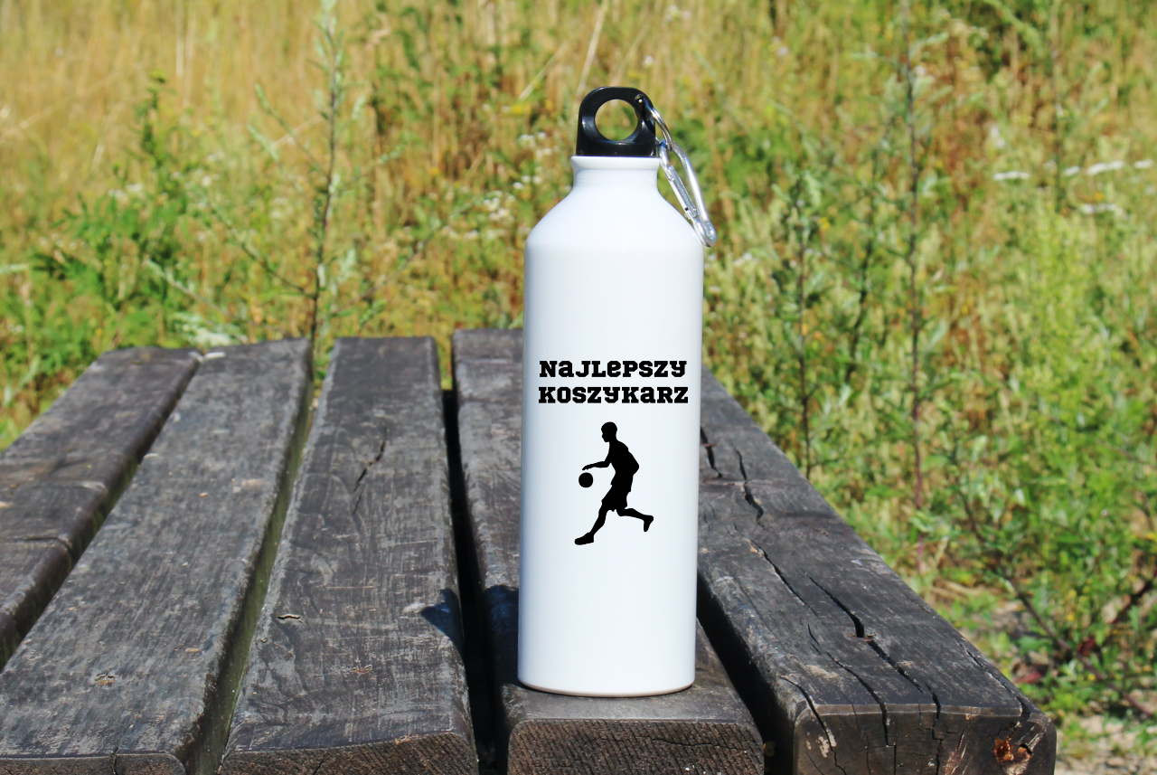 Butelka 800 ml z nadrukiem "Najlepszy Koszykarz" – koszykówka #8