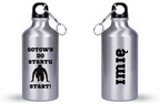 Butelka srebrna 400 ml z nadrukiem "Gotowy do startu, start!" dla panów – bieganie #6