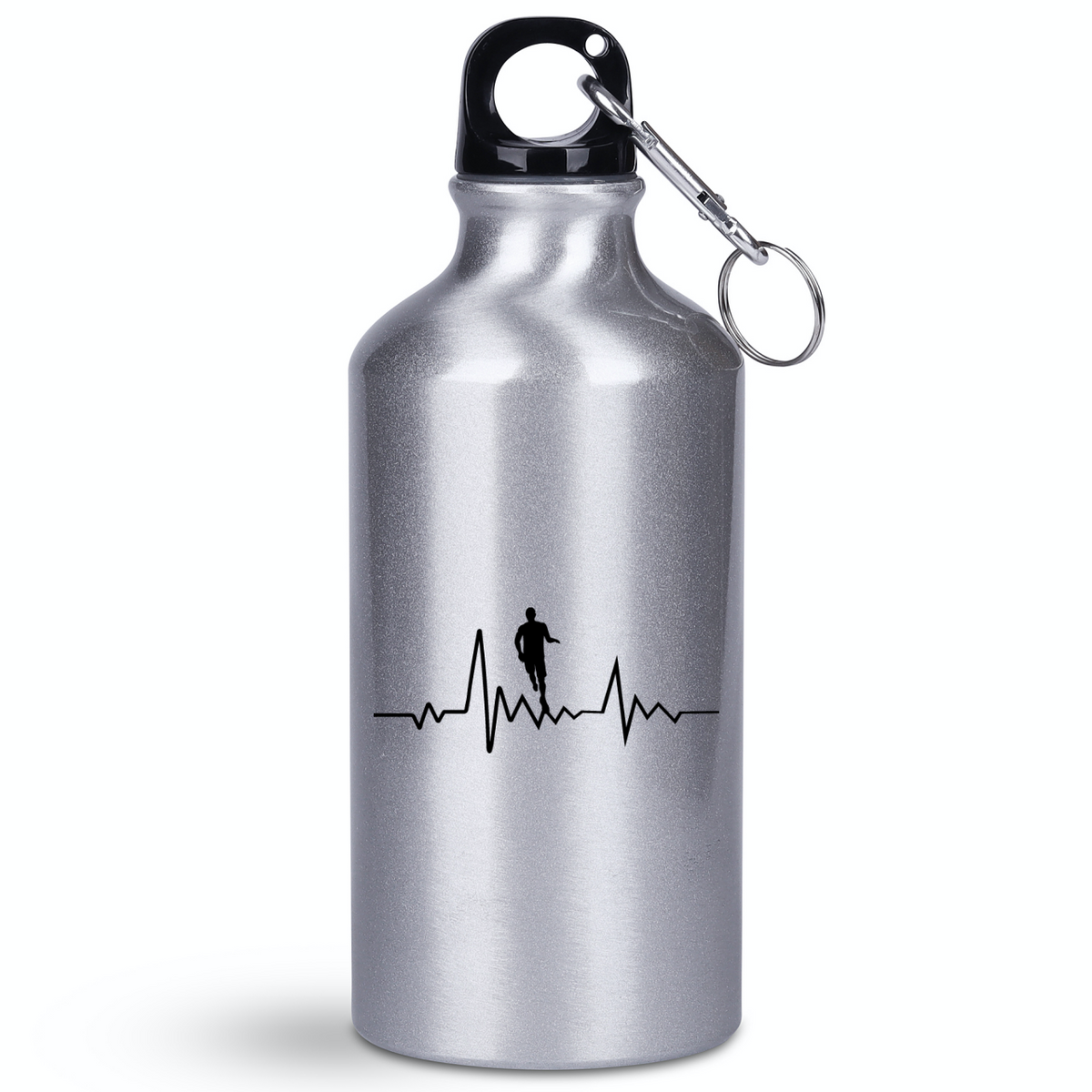 Butelka srebrna 400 ml biegowe EKG dla panów – bieganie #2