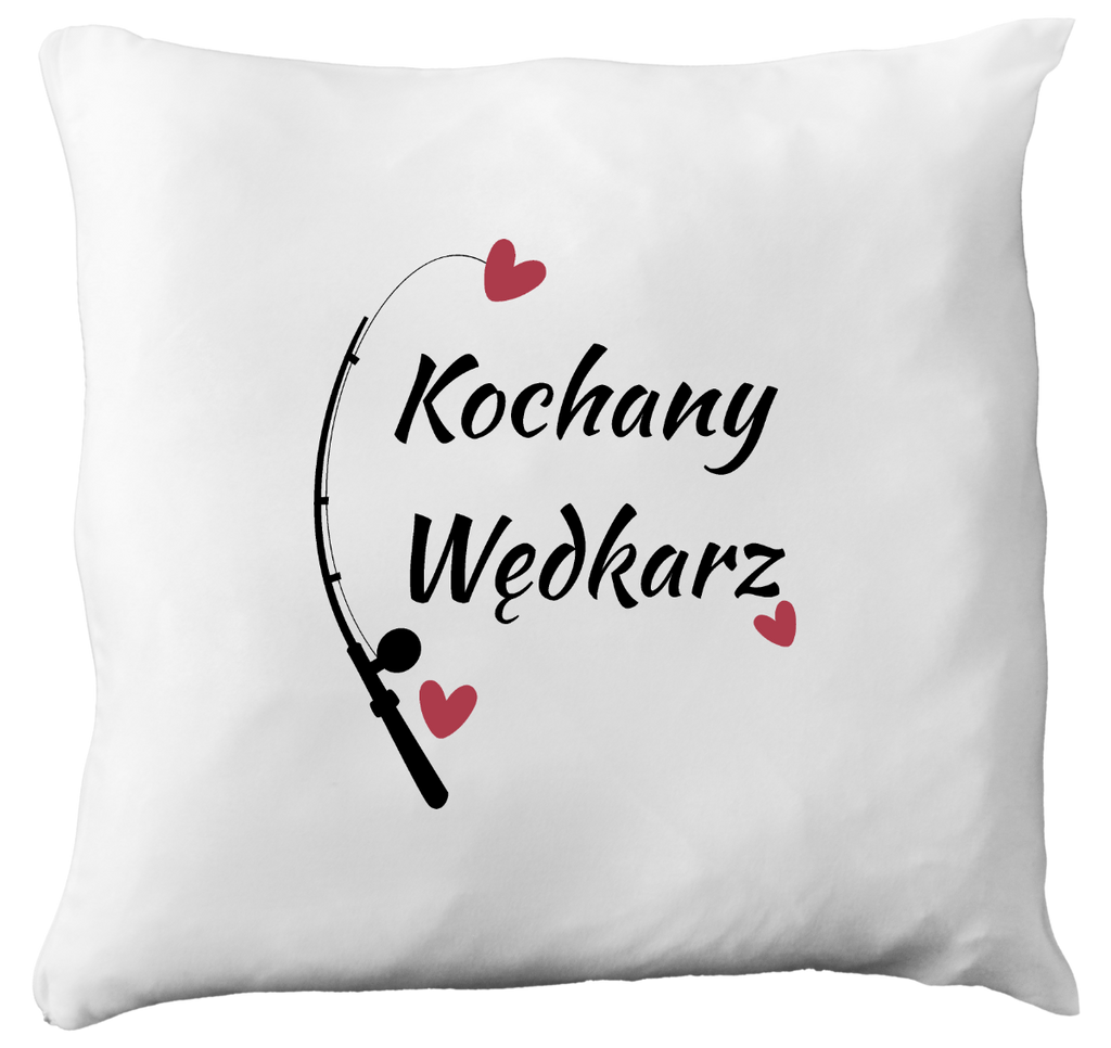 Poduszka z nadrukiem "Kochany Wędkarz" - wędkarstwo #1