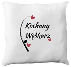 Poduszka z nadrukiem "Kochany Wędkarz" - wędkarstwo #1