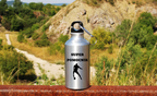 Butelka srebrna 400 ml z napisem "Super Pomocnik" – piłka nożna #3
