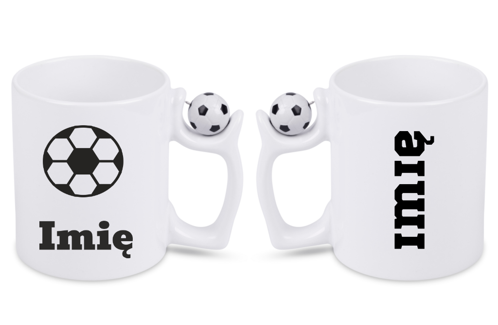 Kubek z piłką i grafiką piłki oraz imieniem do wyboru #2