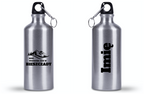 Bidon srebrny 500 ml z grafiką „Rzuć wszystko, jedź w Bieszczady” #2