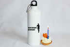 Bidon biały 800 ml z nadrukiem "Kocham Biegać", damski – bieganie #4