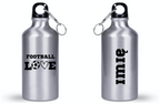 Butelka srebrna 400 ml dla kibica piłki nożnej z napisem "FOOTBALL LOVE" #13