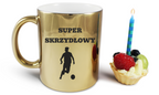 Kubek biały z nadrukiem "Super Skrzydłowy" – piłka nożna #9