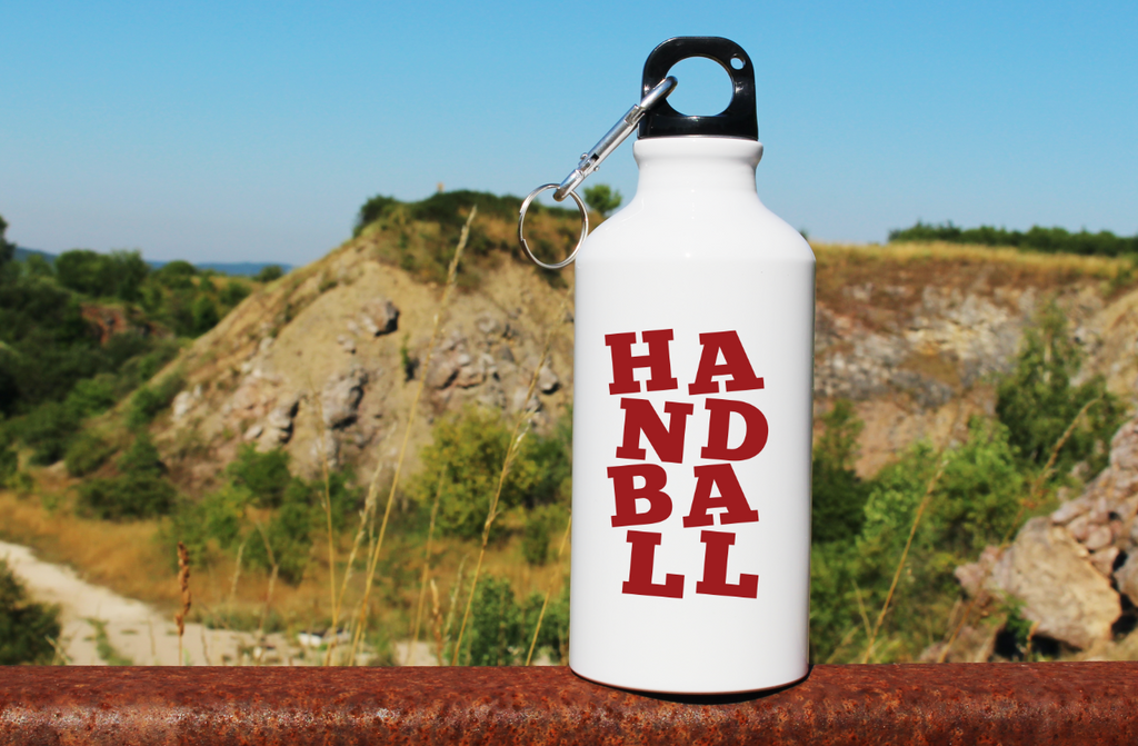 Butelka białka 400 ml z czerwonym napisem "HANDBALL"#4