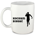 Kubek biały dla biegacza z nadrukiem "Kocham Biegać" #3
