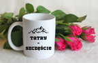 Kubek biały z nadrukiem „Tatry = Szczęście” – Zakopane, góry #5