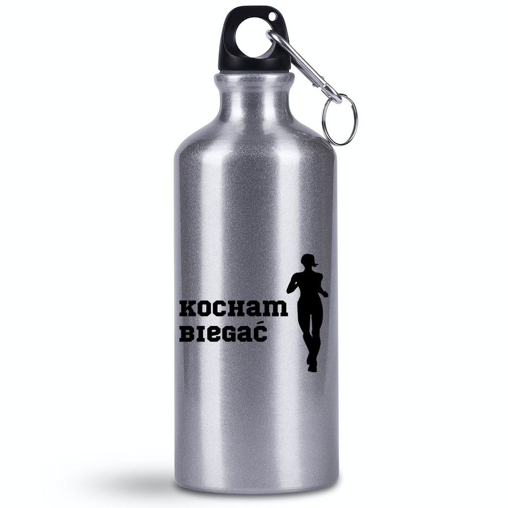 Bidon damski 500 ml z nadrukiem "Kocham Biegać" – bieganie #3