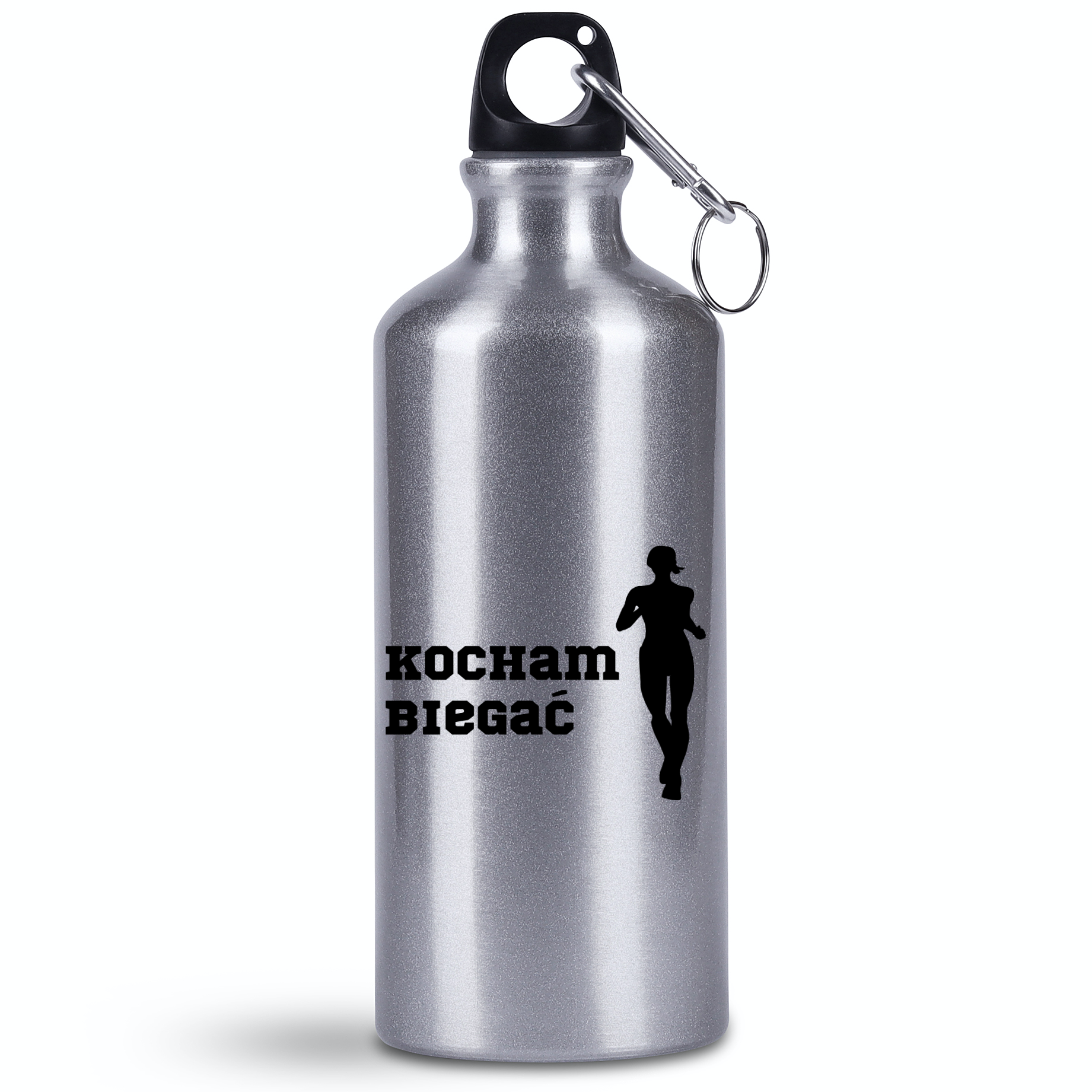 Bidon damski 500 ml z nadrukiem "Kocham Biegać" – bieganie #3