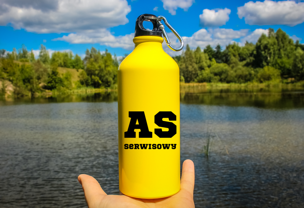 Butelka żółta 600 ml z napisem "AS SERWISOWY" #3