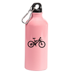 Butelka różowa 600 ml z grafiką roweru oraz imieniem do wyboru #4