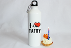 Butelka biała 800 ml z grafiką „I Love Tatry” – Zakopane, Podhale, góry #9