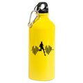 Butelka żółta 600 ml z grafiką biegowe EKG, dla biegacza – bieganie #4