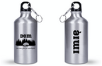 Butelka srebrna 400 ml z nadrukiem „Dom jest tam, gdzie go zaparkujesz” – camping, camper #6