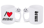 Kubek z piłką i nadrukiem "I LOVE FOOTBALL" - piłka nożna #4