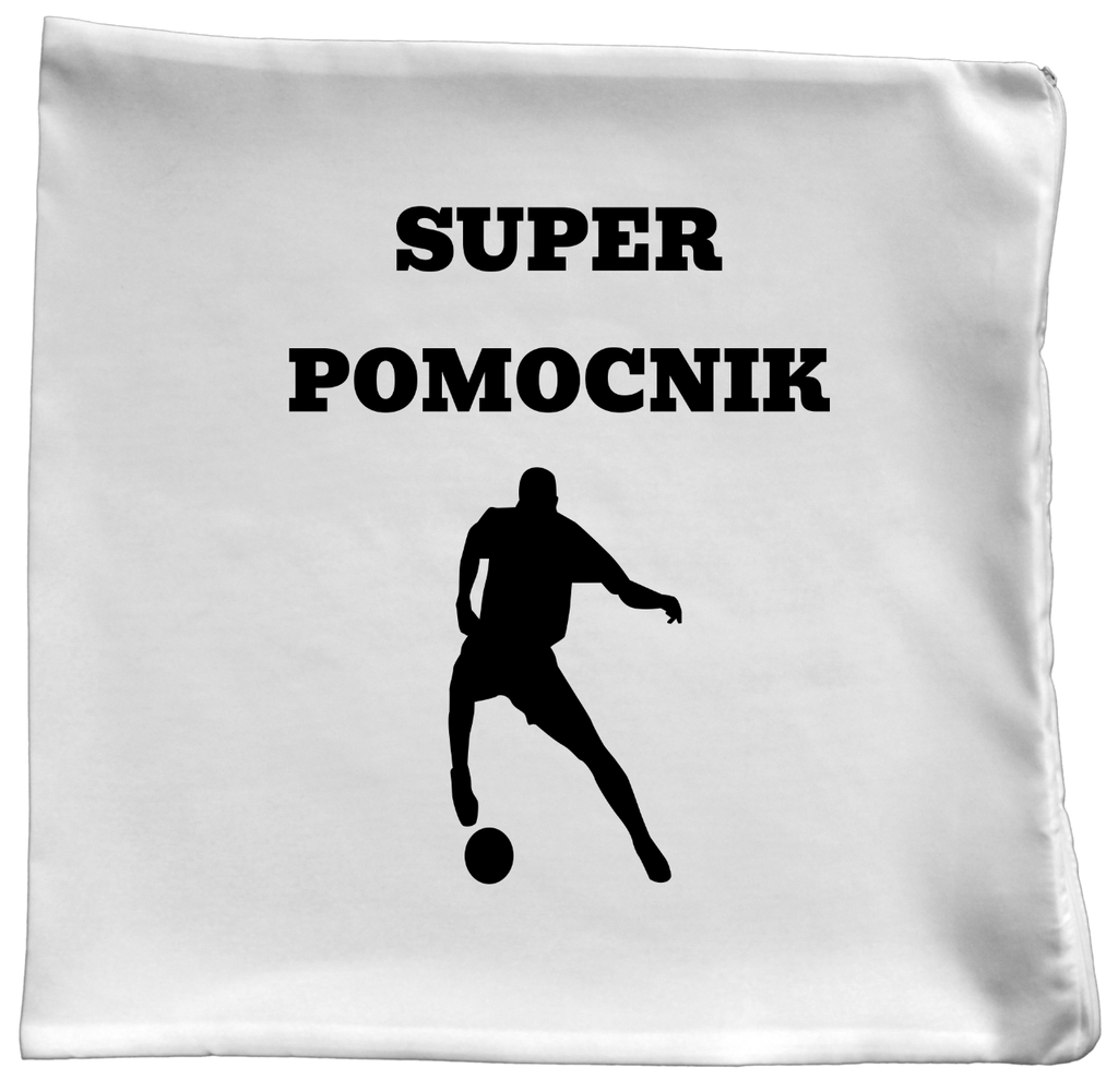 Poduszka z nadrukiem "Super Pomocnik" – piłka nożna #13