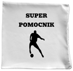 Poduszka z nadrukiem "Super Pomocnik" – piłka nożna #13