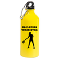 Butelka żółta 600 ml z napisem "NAJLEPSZA TENISISTKA" #2