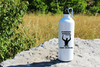 Bidon biały 800 ml pamiątka po maratonie + imię i czas – bieganie #9