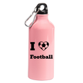 Butelka różowa 600 ml dla kibica piłki nożnej z napisem "I LOVE FOOTBALL" #10
