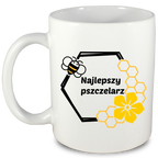 Kubek biały dla pszczelarza "Najlepszy pszczelarz" #12
