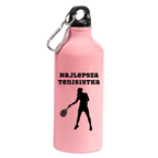Butelka różowa 600 ml z napisem "NAJLEPSZA TENISISTKA" #2