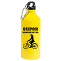 Bidon żółty 600 ml z nadrukiem "Super Rowerzystka" - dla rowerzystki #7
