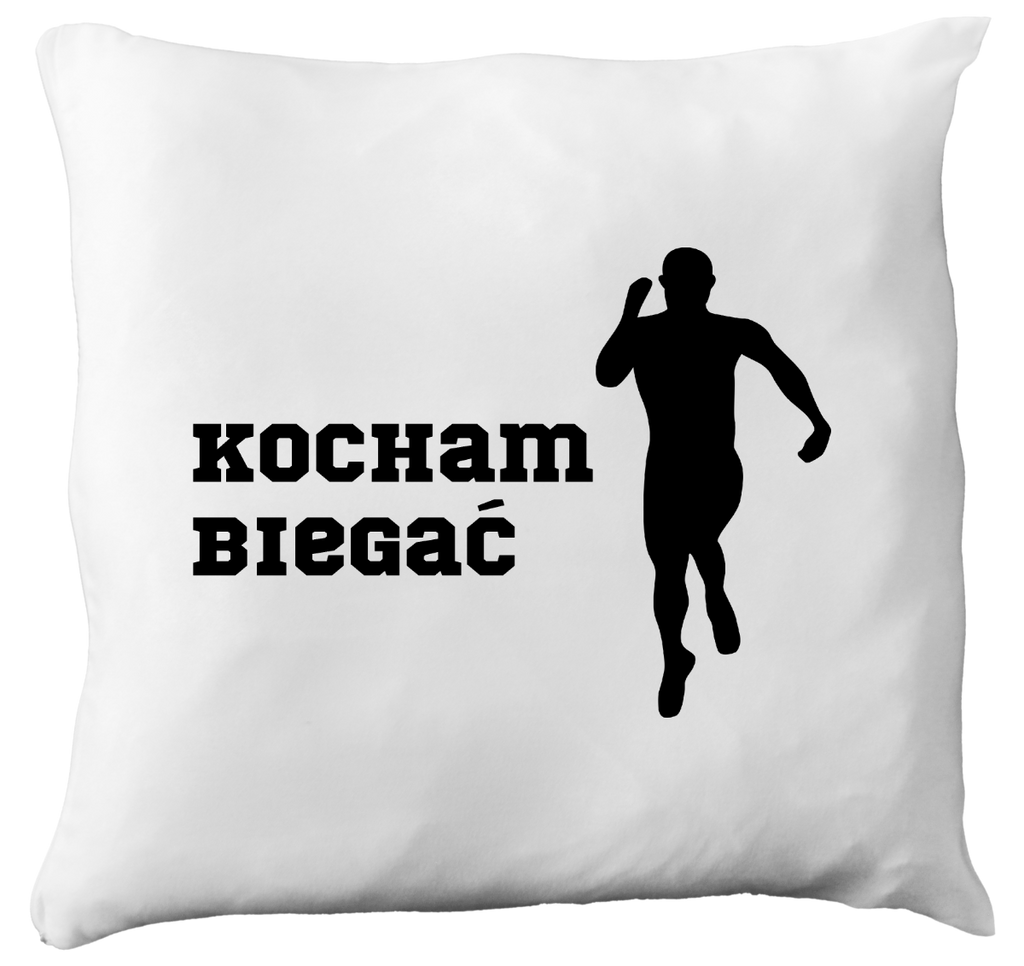 Poduszka dla biegacza – z nadrukiem "Kocham Biegać" – bieganie #3