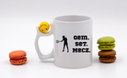 Kubek z piłką 330 ml z napisem "GEM SET MECZ" – damski #8
