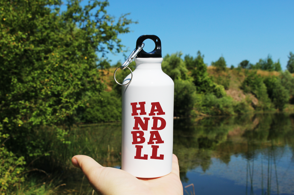 Butelka białka 400 ml z czerwonym napisem "HANDBALL"#4