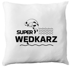 Poduszka z nadrukiem "Super wędkarz" - wędkarstwo #10